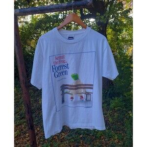 Vintage Forrest Green Gump Kermit Frog T-shirt Movie Muppets